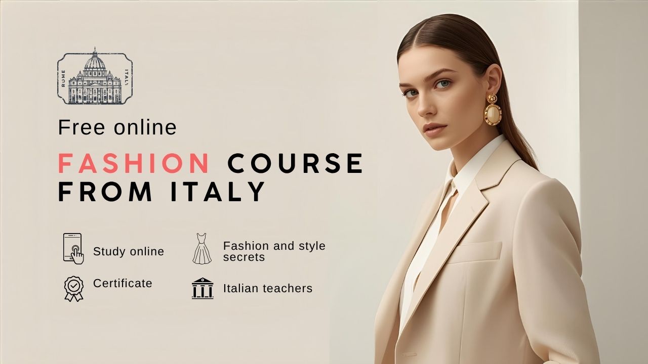 Free fashion style course from Italy