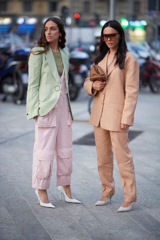 Pastel color shop outfits