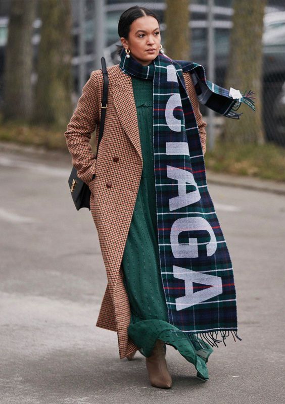 How To Wear A Winter Scarf Like A Street Style Star