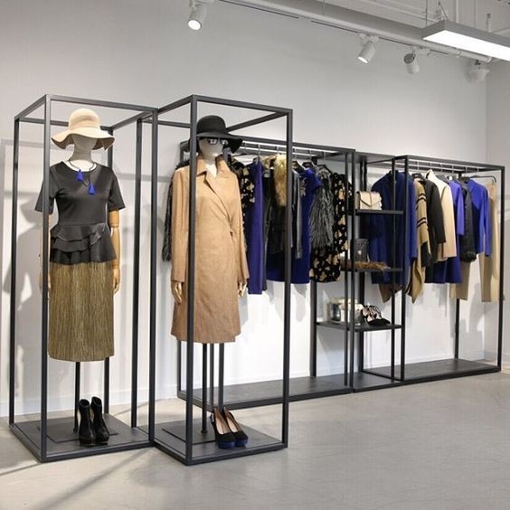 How to create visual displays in a clothing store: lesson of
