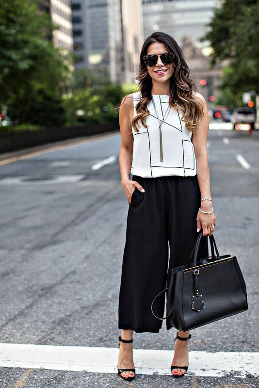 16 ideas How To Wear Culottes this summer | Italian E-Learning Fashion ...