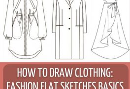 Online course How to draw clothing: Fashion Flat Sketches Basics