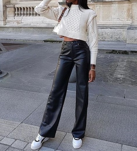 Leather Pants Outfits Are the Next Big Thing  Make Sure Youre Ready  The  Jacket Maker Blog