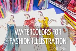 Express course Watercolors for Fashion Illustration