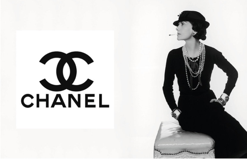 Chanel Brand Clothes With Name Symbol Logo White Design Fashion