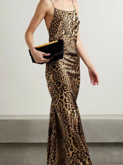 elegant leopard look