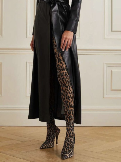 leopard tights
