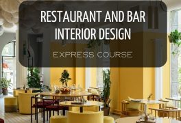 Online express course Restaurant, cafe and bar interior design